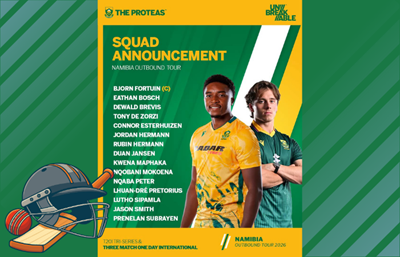 Conrad backs youngsters for Namibia tour ahead of big summer for Proteas