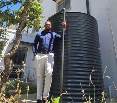 Rainwater harvesting tanks and Level 2D Water demand management measures