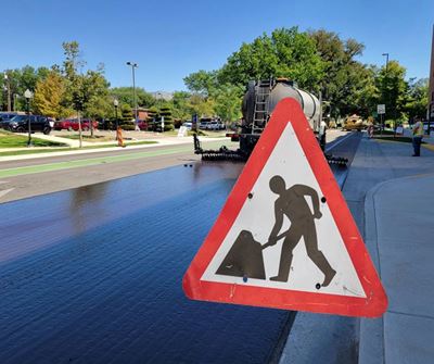Roadworks on Mission Road and Fern Street