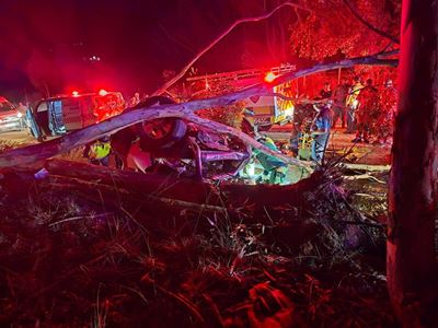 Bakkie rol op Hamelkop-pad: Insittendes uit wrak bevry
