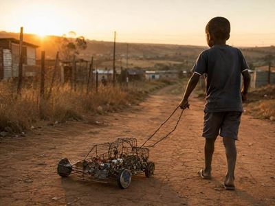 South Africa's next racing star may never touch a kart