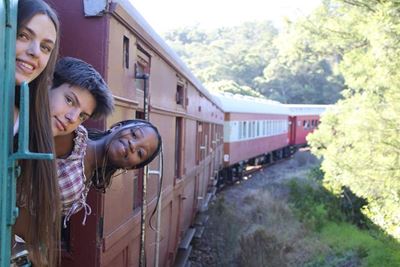 A long-awaited return to the rails for George with passenger train