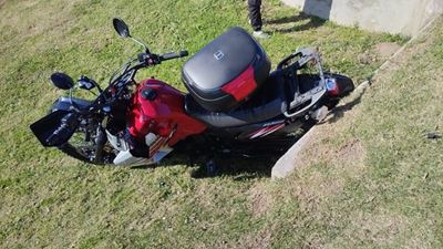 Biker injured in Louis Fourie Road collision