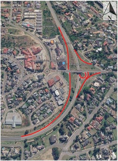 Construction at Marsh Street on- and offramps