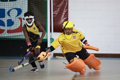 Young Elephants make history with national indoor hockey gold