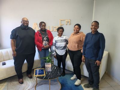 Muzi FM founder Siya Johns celebrates studio upgrade and Western Cape business award