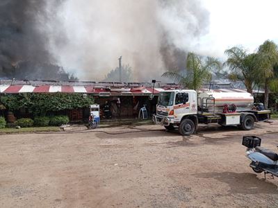 Brand by Smitswinkel: Brand begin glo in kombuis