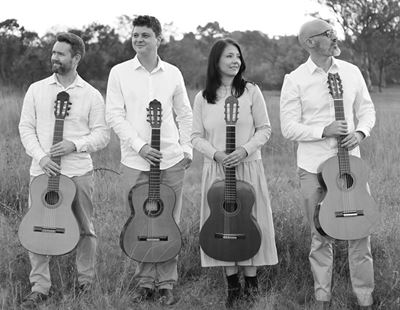 Four guitars on stage: Gauteng Guitar Quartet performs at Market Theatre
