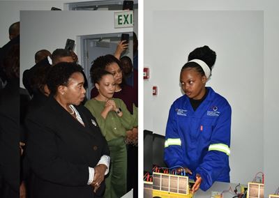 Students impress Deputy Minister of Higher Education during Mossel Bay visit