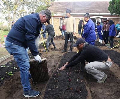 Planting hope on Mandela Day