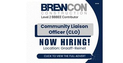 Employment opportunity: Community Liaison Officer