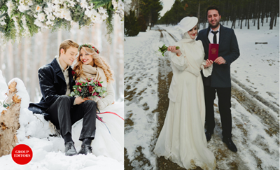 Winter weddings gain popularity as couples embrace style, savings and seasonal charm