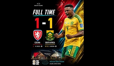 Bafana keep World Cup dream alive with late penalty