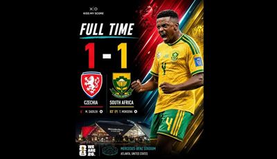 Bafana keep World Cup dream alive with late penalty