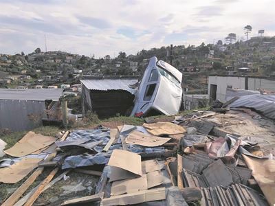 Bongani crash leaves home uninhabitable