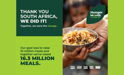 Food Lover's Market Hunger Month campaign helps fund 16,357,829 meals in landmark 10th year