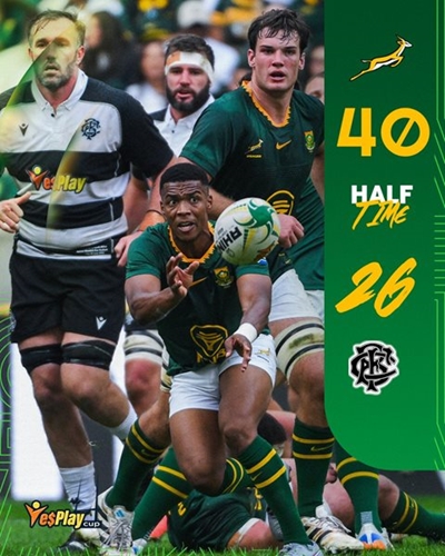 SA A score six tries to beat Zimbabwe in friendly match in Gqeberha