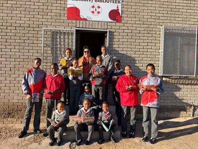 Erika Primary School library renovated