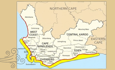 Western Cape weather warning: Rough seas and dangerous waves set to batter coastline as cold front arrives