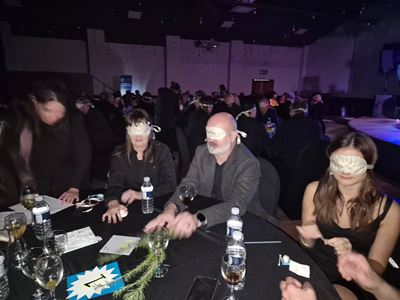 Dinner in the dark sheds light on accessibility for the disabled