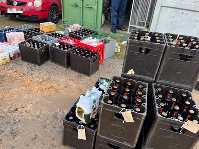 Kwa Police confiscate over 600L of illegal alcohol