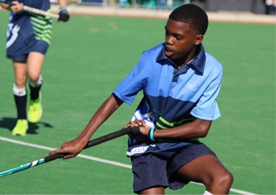 Hockey player is committed, dedicated to his sport