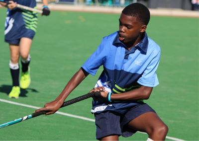 Hockey player is committed, dedicated to his sport