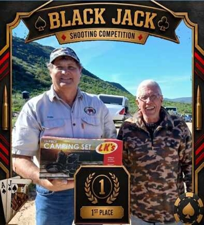 Phillip Streicher wen skietdag in Oudtshoorn