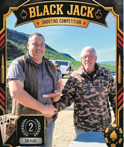 Phillip Streicher wen skietdag in Oudtshoorn