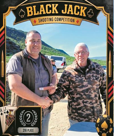 Phillip Streicher wen skietdag in Oudtshoorn
