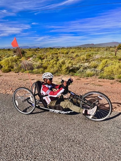 Oudtshoorn se parafietsryer hard aan die oefen