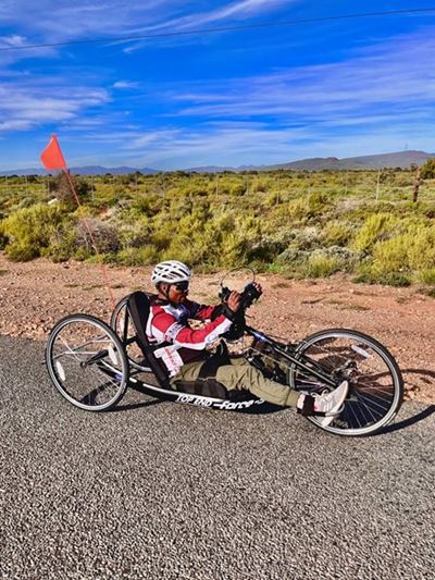 Oudtshoorn se parafietsryer hard aan die oefen