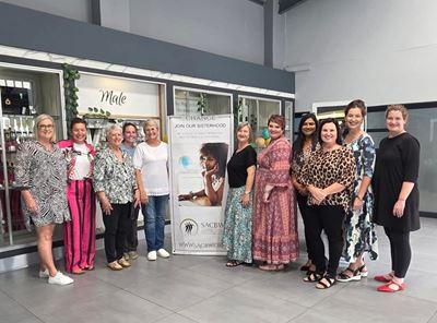 Businesswomen enjoy inspiring morning together
