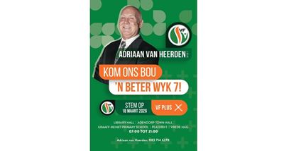 ’n Bewese Stem vir Wyk 7: Adriaan van Heerden
