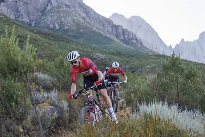 Strap: Fight back for the agesHead: Local riders claim historic Cape Epic