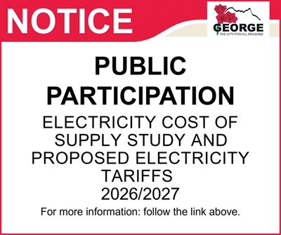 Public participation required to discuss proposed electricity tariffs and the cost of supply of electricity