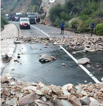 Meiringspoort closed due to rockfall