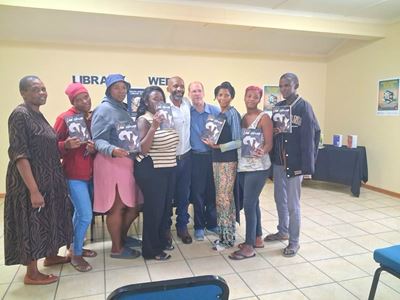 Celebrating library week at Thembalethu library