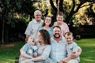 Fundraising family cycles from Joburg to Hartenbos