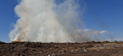 Fire at Mossel Bay transfer station