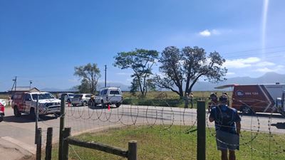Elderly couple injured in car accident on airport road