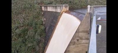 WATCH: Mossel Bay‘s Wolwedans Dam overflowing after rain