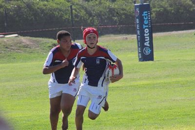Bertie Barnard-rugbyspeler blink uit