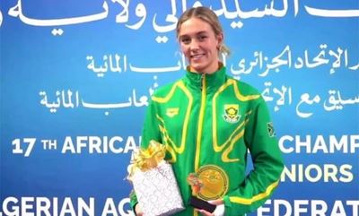 Benoni swimmer claims 5 gold medals at African championships