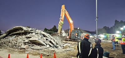 2nd memorial for building collapse victims cancelled due to weather forecast