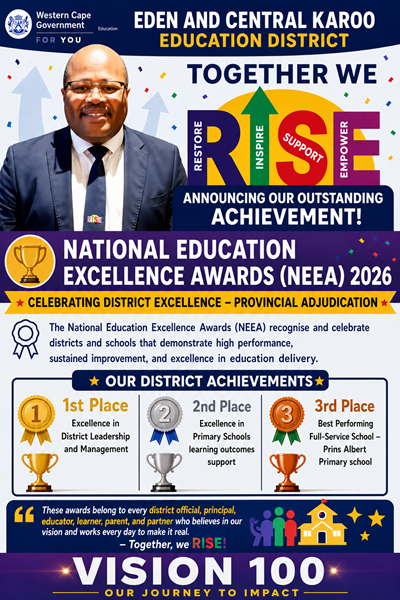 Eden and Central Karoo district stands out at excellence awards