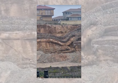 Menkenkop developers comment on partially collapsed wall
