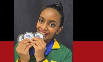 KZN gymnast bags 3 medals at the African rhythmic champs