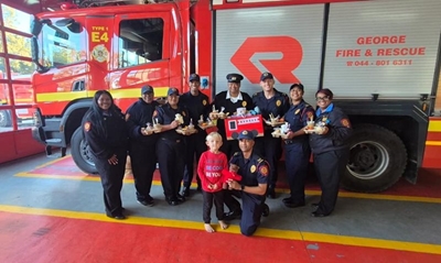 George honours firefighters with community support on International Firefighters’ Day