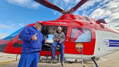 Garden Route rescue operations: Two men saved after 60 hours stranded, mother and newborn airlifted to safety